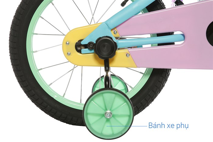 Xe Đạp Trẻ Em AVACycle Macaroon JY906-16 16 inch Màu Xanh dương nhạt