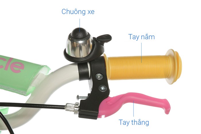 Xe Đạp Trẻ Em AVACycle Macaroon JY906-16 16 inch Màu Xanh dương nhạt