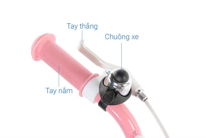 Xe Đạp Trẻ Em AVACycle Princess JK906-18 18 inch Màu Hồng