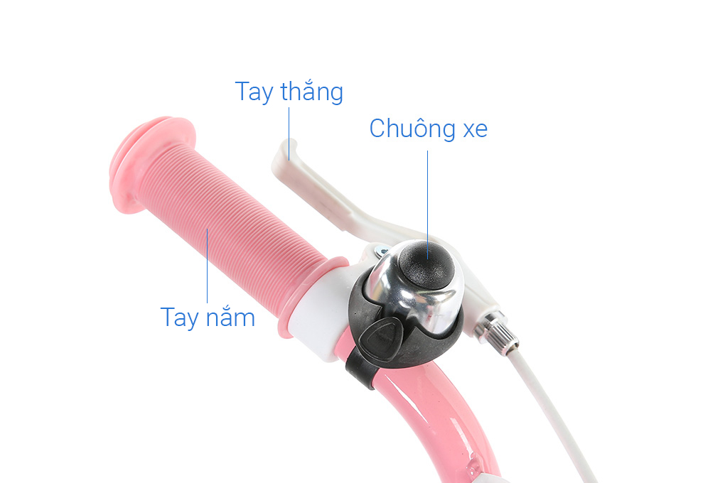 Xe Đạp Trẻ Em AVACycle Princess JK906-18 18 inch Màu Hồng