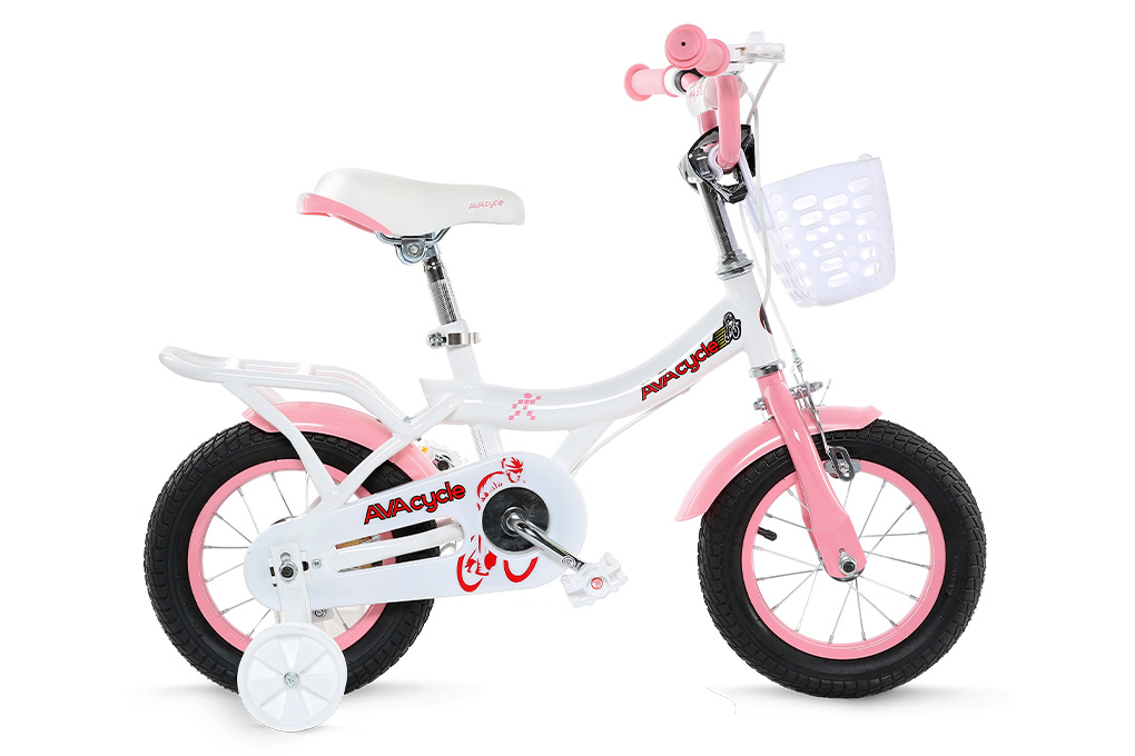 Xe Đạp Trẻ Em AVACycle Princess JY906-12 12 inch Màu Hồng