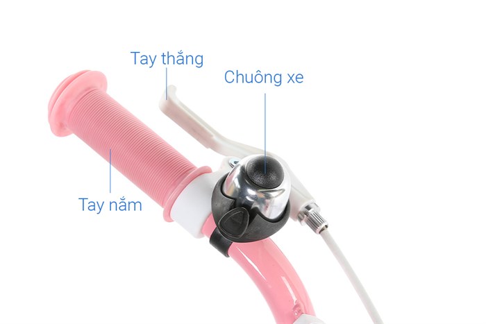 Xe Đạp Trẻ Em AVACycle Princess JY906-12 12 inch Màu Hồng