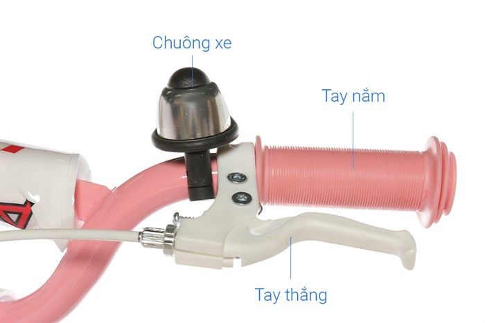 Xe Đạp Trẻ Em AVACycle Princess JY906-14 14 inch Màu Hồng