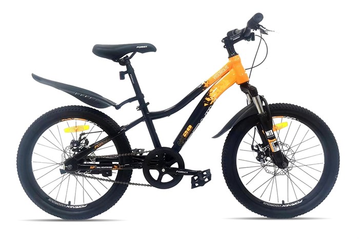Xe Đạp Trẻ Em Fornix NX20 20 inch Màu Đen - Cam