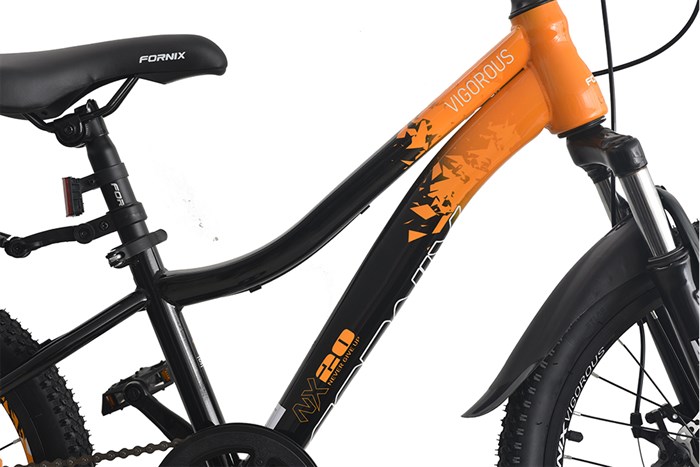 Xe Đạp Trẻ Em Fornix NX20 20 inch Màu Đen - Cam