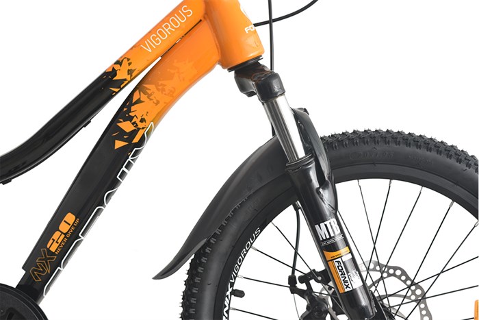 Xe Đạp Trẻ Em Fornix NX20 20 inch Màu Đen - Cam