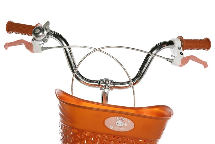 Xe Đạp Trẻ Em Nữ AVACycle Babe Rabbit 18 inch Màu Cam