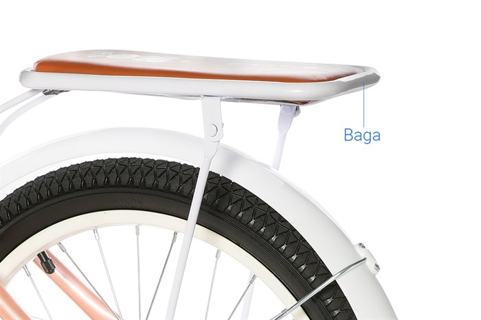 Xe Đạp Trẻ Em Nữ AVACycle Babe Rabbit 18 inch Màu Cam