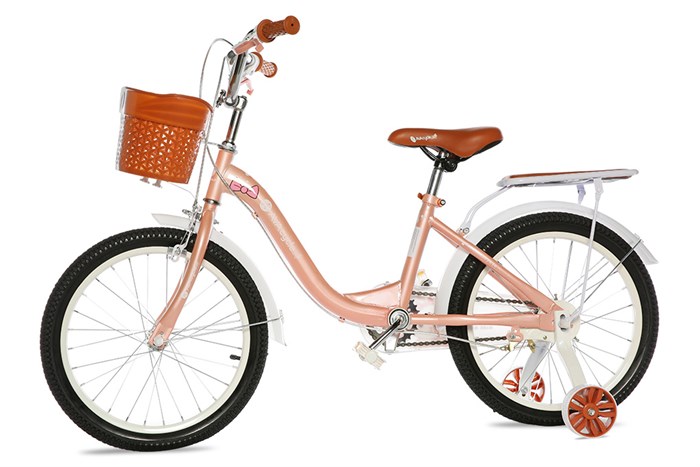 Xe Đạp Trẻ Em Nữ AVACycle Babe Rabbit 18 inch Màu Cam