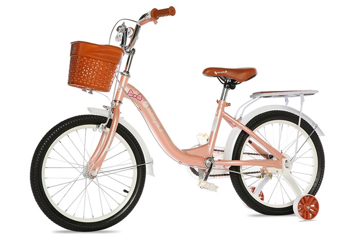 Xe Đạp Trẻ Em Nữ AVACycle Babe Rabbit 18 inch Màu Cam