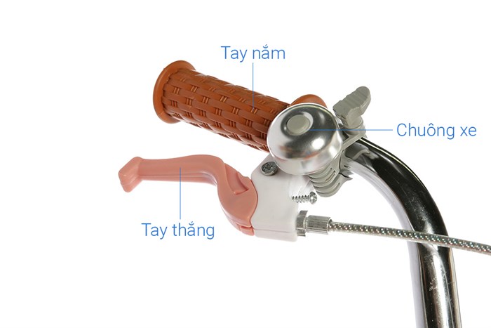 Xe Đạp Trẻ Em Nữ AVACycle Babe Rabbit 18 inch Màu Cam