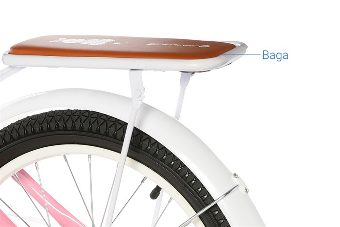 Xe Đạp Trẻ Em Nữ AVACycle Babe Rabbit 18 inch Màu Hồng