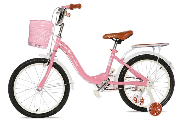 Xe Đạp Trẻ Em Nữ AVACycle Babe Rabbit 18 inch Màu Hồng