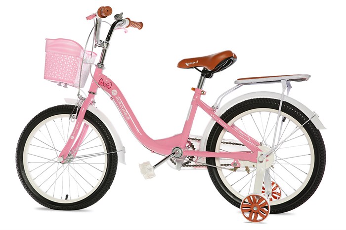 Xe Đạp Trẻ Em Nữ AVACycle Babe Rabbit 18 inch Màu Hồng