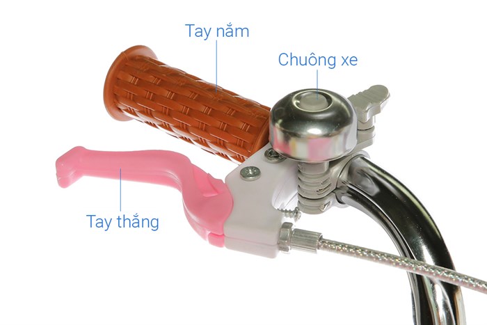 Xe Đạp Trẻ Em Nữ AVACycle Babe Rabbit 18 inch Màu Hồng