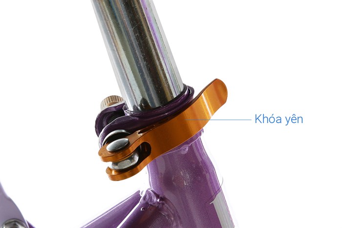 Xe Đạp Trẻ Em Nữ AVACycle Babe Rabbit 18 inch Màu Tím