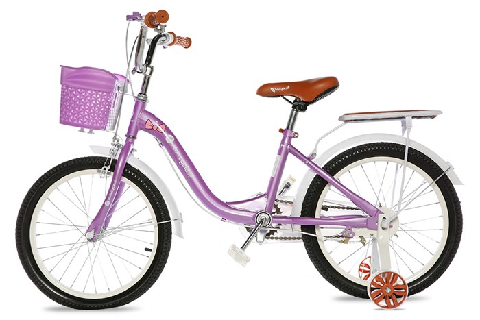 Xe Đạp Trẻ Em Nữ AVACycle Babe Rabbit 18 inch Màu Tím