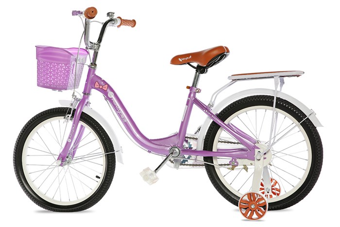 Xe Đạp Trẻ Em Nữ AVACycle Babe Rabbit 18 inch Màu Tím
