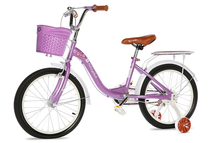Xe Đạp Trẻ Em Nữ AVACycle Babe Rabbit 18 inch Màu Tím