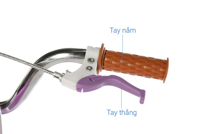 Xe Đạp Trẻ Em Nữ AVACycle Babe Rabbit 18 inch Màu Tím