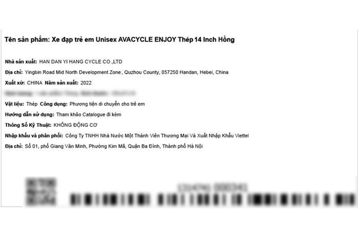 Xe Đạp Trẻ Em Unisex AVACycle Enjoy 14 inch Màu Hồng