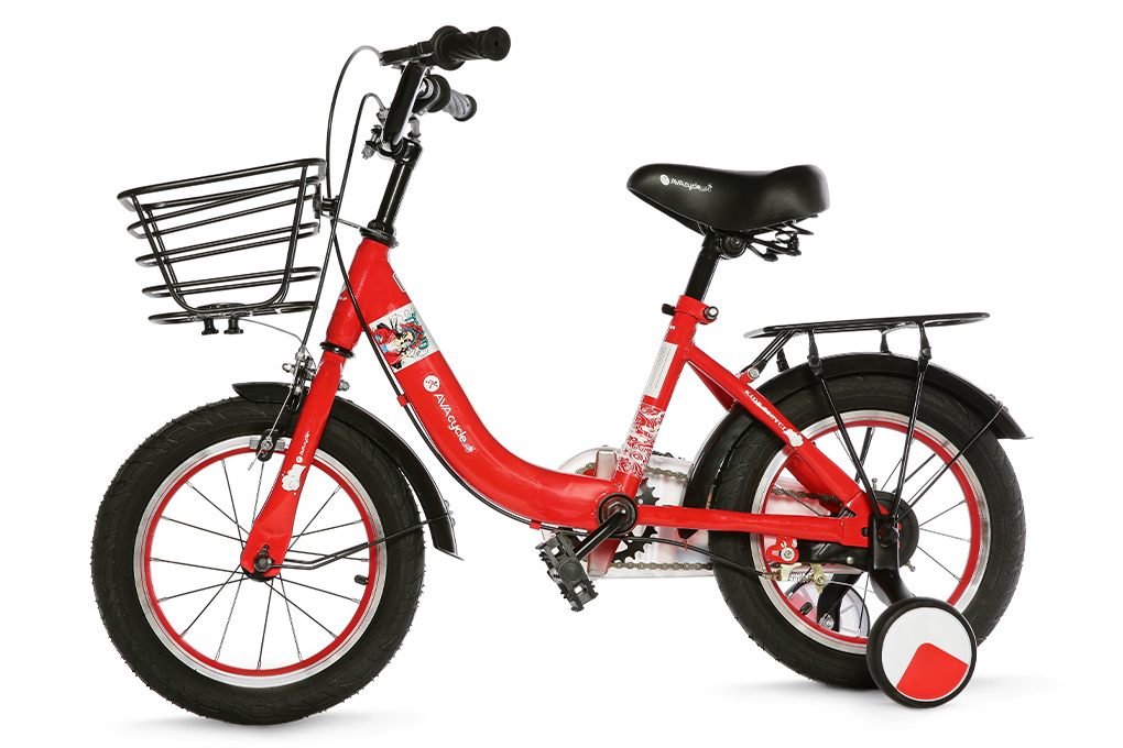 Xe Đạp Trẻ Em Unisex AVACycle Enjoy 14 inch Màu Đỏ