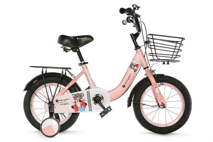 Xe Đạp Trẻ Em Unisex AVACycle Enjoy 14 inch Màu Hồng