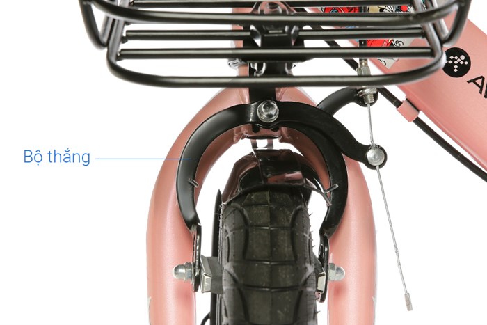 Xe Đạp Trẻ Em Unisex AVACycle Enjoy 14 inch Màu Hồng
