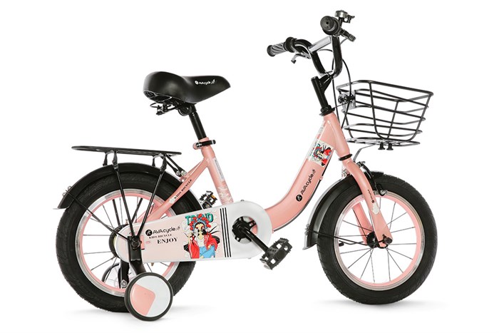 Xe Đạp Trẻ Em Unisex AVACycle Enjoy 14 inch Màu Hồng