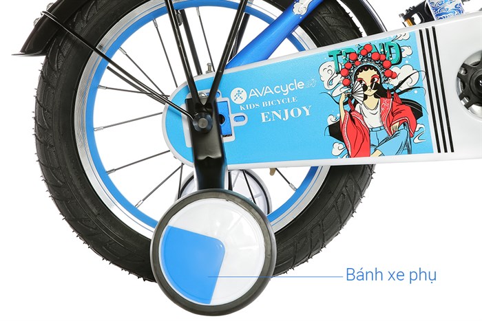 Xe Đạp Trẻ Em Unisex AVACycle Enjoy 14 inch Màu Xanh Dương