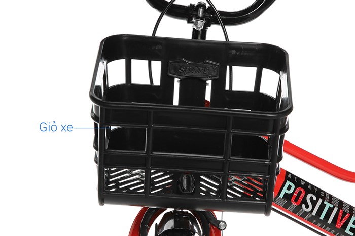 Xe Đạp Trẻ Em Unisex AVACycle Star Vein 12 inch Màu Đỏ