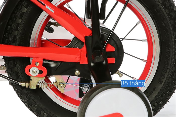 Xe Đạp Trẻ Em Unisex AVACycle Star Vein 12 inch Màu Đỏ