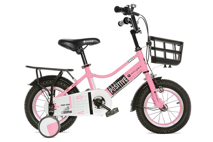 Xe Đạp Trẻ Em Unisex AVACycle Star Vein 12 inch Màu Hồng