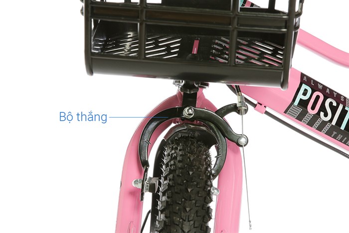 Xe Đạp Trẻ Em Unisex AVACycle Star Vein 12 inch Màu Hồng