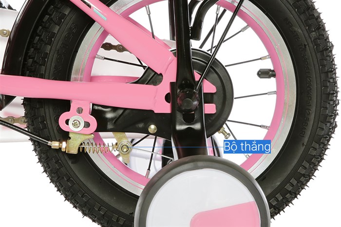 Xe Đạp Trẻ Em Unisex AVACycle Star Vein 12 inch Màu Hồng