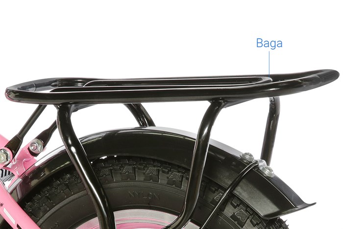 Xe Đạp Trẻ Em Unisex AVACycle Star Vein 12 inch Màu Hồng