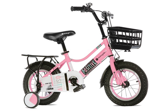 Xe Đạp Trẻ Em Unisex AVACycle Star Vein 12 inch Màu Hồng