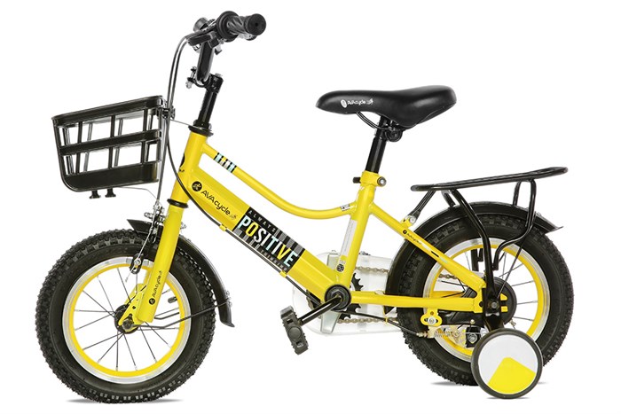 Xe Đạp Trẻ Em Unisex AVACycle Star Vein 12 inch Màu Vàng
