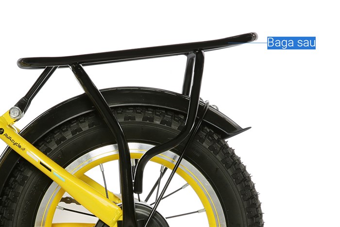 Xe Đạp Trẻ Em Unisex AVACycle Star Vein 12 inch Màu Vàng