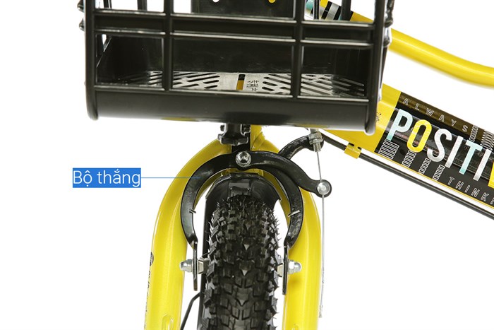 Xe Đạp Trẻ Em Unisex AVACycle Star Vein 12 inch Màu Vàng