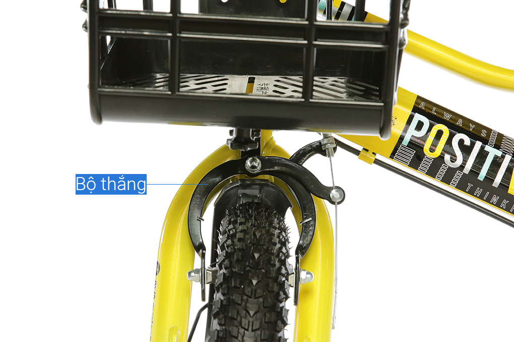 Xe Đạp Trẻ Em Unisex AVACycle Star Vein 12 inch Màu Vàng