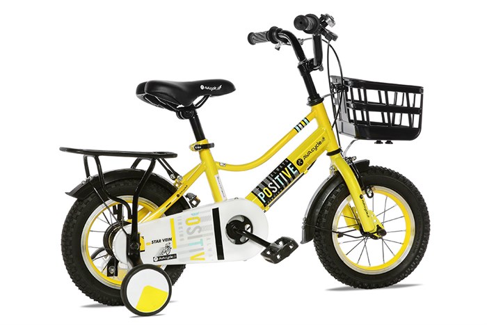 Xe Đạp Trẻ Em Unisex AVACycle Star Vein 12 inch Màu Vàng