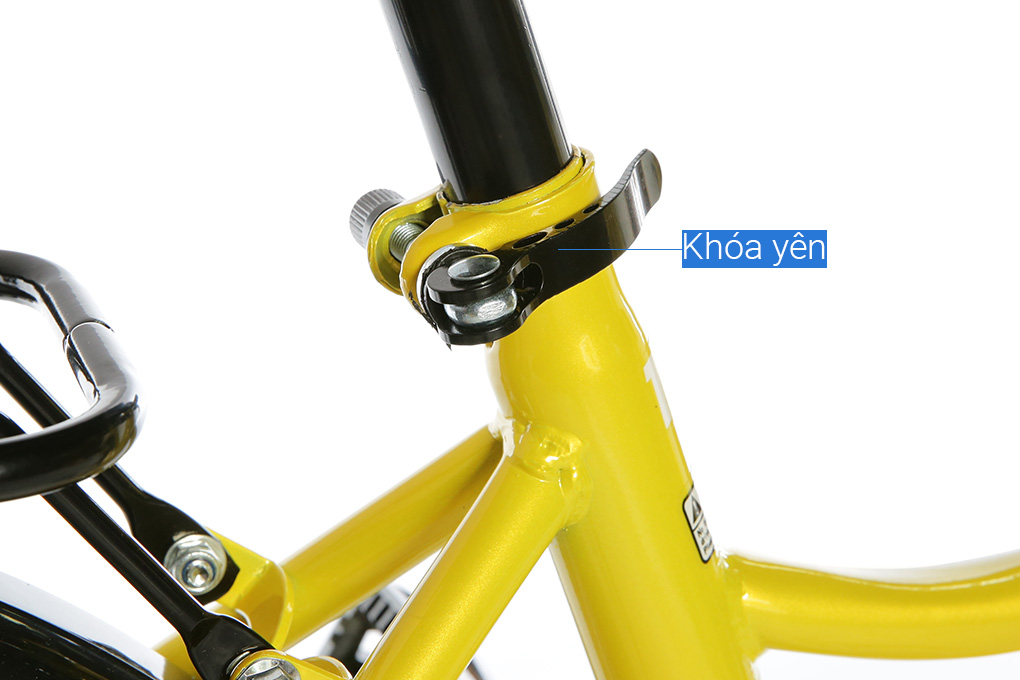 Xe Đạp Trẻ Em Unisex AVACycle Star Vein 12 inch Màu Vàng