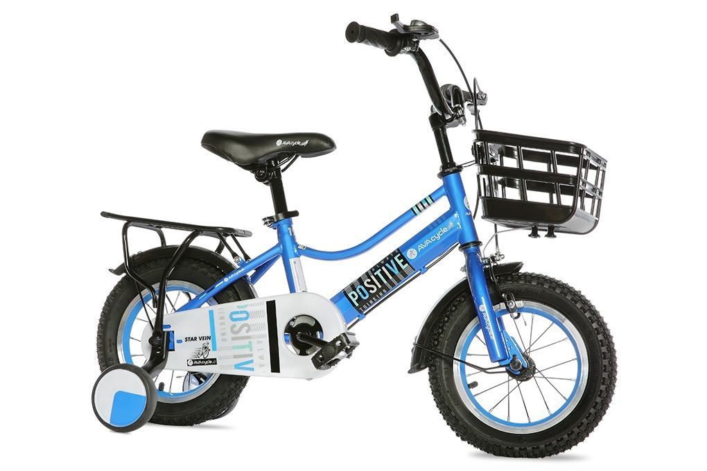Xe Đạp Trẻ Em Unisex AVACycle Star Vein 12 inch Màu Xanh Dương