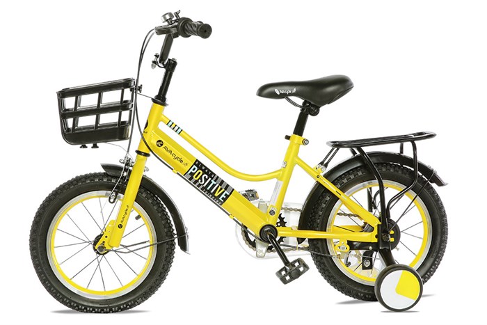 Xe Đạp Trẻ Em Unisex AVACycle Star Vein 12 inch Màu Vàng