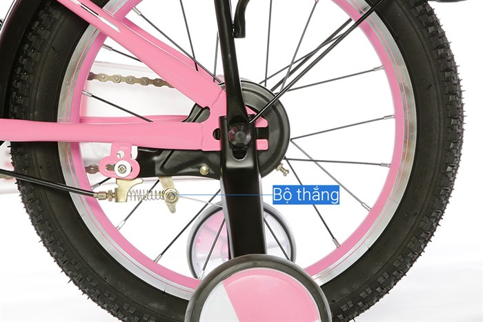 Xe Đạp Trẻ Em Unisex AVACycle Star Vein 16 inch Màu Hồng