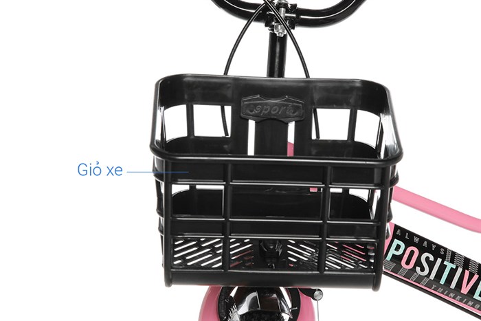 Xe Đạp Trẻ Em Unisex AVACycle Star Vein 16 inch Màu Hồng