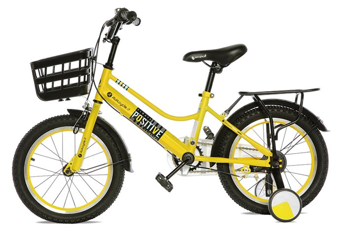 Xe Đạp Trẻ Em Unisex AVACycle Star Vein 16 inch Màu Vàng