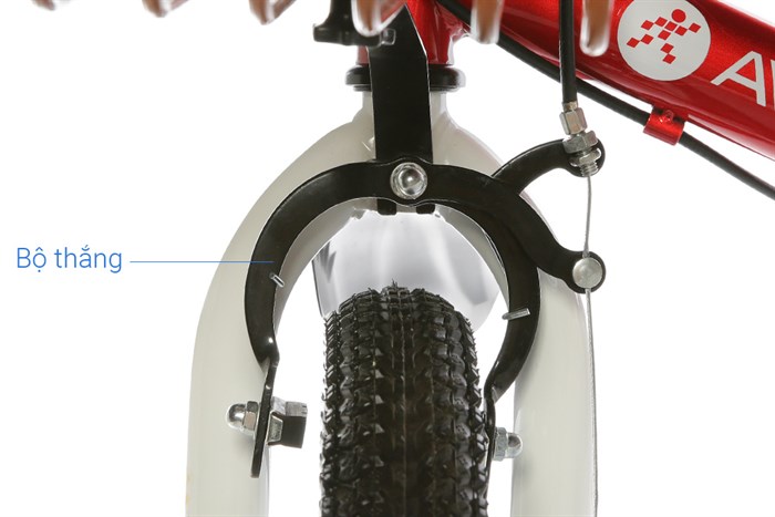 Xe Đạp Trẻ Em Unisex AVACycle XBS 16 inch Màu Trắng - Đỏ