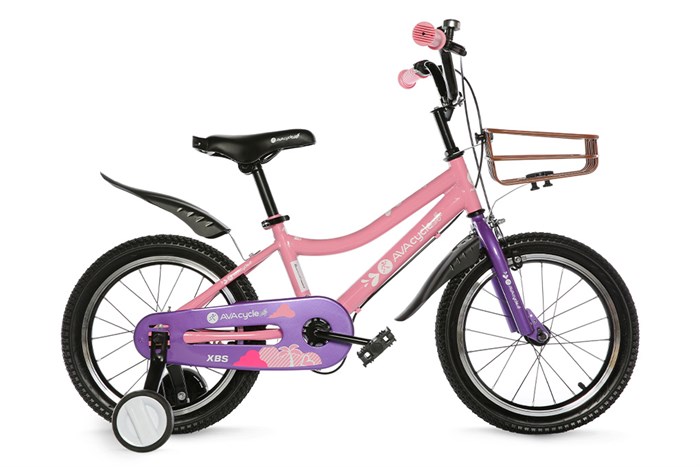 Xe Đạp Trẻ Em Unisex AVACycle XBS 16 inch Màu Hồng - Tím